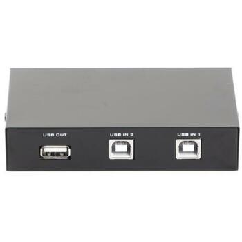 Gembird коммутатор USB 2P/DSU-21 черный (DSU-21)