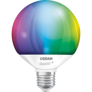 Osram умная лампа SMART+ MATTER Multicolor Classic Globe 95 100, E27, 14 Вт, 1521 лм, 2700-6500 К, RGBW, Wi-Fi, G95, 20000 ч, F (4099854462177)