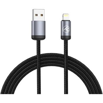 Tellur USB на Lightning кабель TLL155761, 1м, 3A, 480Mbit/s, USB Type-A, Lightning, черный (TLL155761)