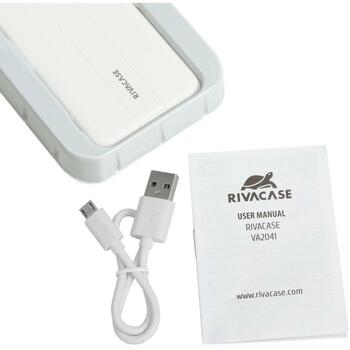 Rivacase Power Bank VA2041, 10000 мАч, 3.7 В, 2xUSB Type-A, 1xUSB Type-C, 10 Вт, 3 устройства (VA2041)