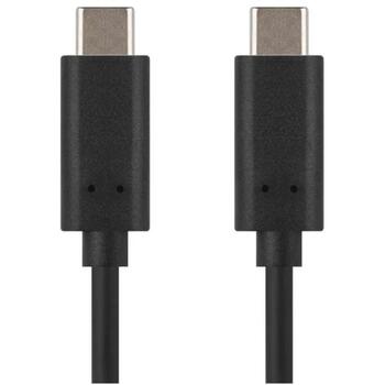 Emos Uzlādes un datu kabelis SM7028BL, 1m, 100W, 480 Mbit/s, USB-C-C, melns (SM7028BL)