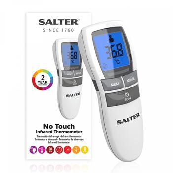Salter Бесконтактный инфракрасный термометр TE-250-EU, 22-40 °C, 0-100 °C, 1с измерение, 30 x память (TE-250-EU)
