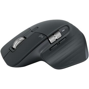 Logitech оптическая мышь MX Master 3S 910-006559, 8000 DPI, 7 кнопок, Bluetooth, перезаряжаемая, эргономичный дизайн (910-006559)