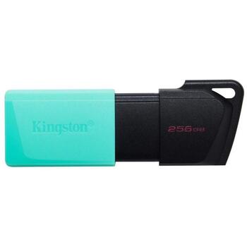 Kingston USB флеш-накопитель DTXM/256GB, 256 GB, USB 3.2 Gen 1, черный/теал, 1 шт, -20 - 85 °C, 0 - 60 °C (DTXM/256GB)