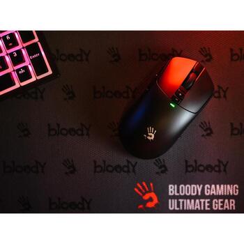 A4Tech Игровая мышь Bloody R72 A4TMYS47697, 20 000 CPI, 8 кнопок, 350 IPS, 10 м, 2.4 GHz, RGB подсветка (A4TMYS47697)