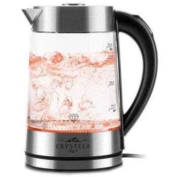 Eta Чайник ETA515490000 CRYSTELA DIGI II, 2200 W, 1.7 L, стекло, 360° поворотная база, автоматическое отключение (ETA515490000)