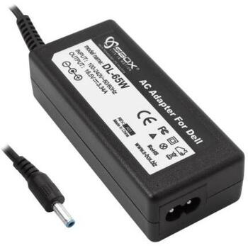 Sbox adapteris portatīvajiem datoriem, DELL-65, 19,5 V DC, 3,34A, 65W, 100-240 V, 1,5A, 0-40, 4,5 x 3,0 mm (DELL-65)