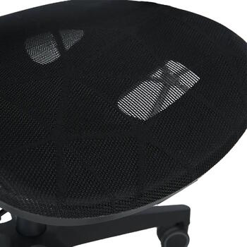 Spēļu un biroja krēsls ar elpojošu mesh audumu 3D regulējami roku balsti 90°–120° nolieci galvas un jostas atbalsts līdz 136 kg Ventra MOCH01 Melns CNS-MOCH01 CANYON (CNS-MOCH01)