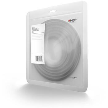 Lindy кабель CAT 6 U/UTP 47493 3м серый, RJ45 M/M, 250МГц, медь, 32AWG, snagless, золотые контакты (47493)