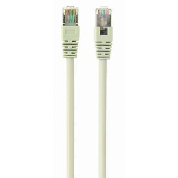 FTP Cat6 | Patch cord | Perfect connection; Foil shielded - for a reliable connection; Gold plated contacts | White | 5 m (PPB6-5M)