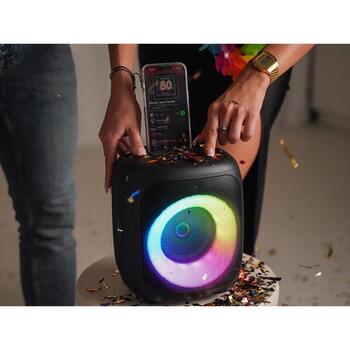 Tracer Cube20 TWS колонка TRAGLO47753, 20W, 3600mAh, Bluetooth 5.4, FM радио, RGB подсветка, 100Hz-20kHz (TRAGLO47753)
