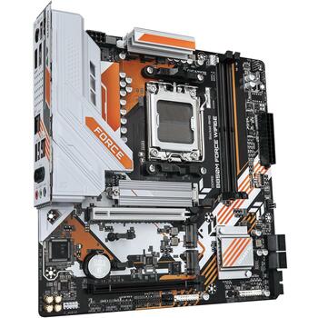 Gigabyte B850M FORCE WF6E mātesplate, AMD Ryzen 9000 sērijas, 8+2+2 fāzes digitālais VRM, līdz 9600MHz DDR5, 3*M.2, Wi-Fi 6E (B850M FORCE WF6E)