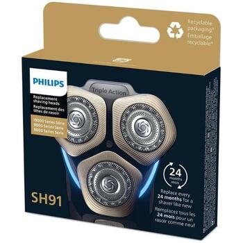Philips skuvekļa galvas SH91/50, 3, rotējošs (SH91/50)