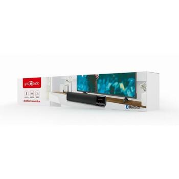 Gembird Bluetooth динамик SPK-BT-BAR400-01 черный, литий-ионный аккумулятор, 280Hz - 16KHz, портативный (SPK-BT-BAR400-01)