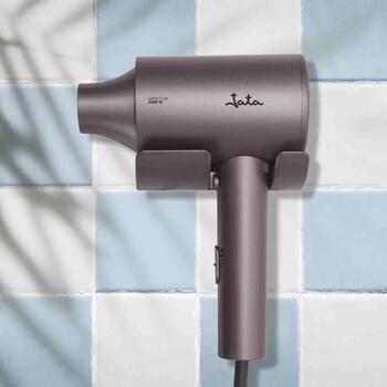 Jata настенный фен JBSC1440, 2000W, 2 скорости, 3 температурных режима, 1 насадка, быстрая сушка, настенный монтаж (JBSC1440)