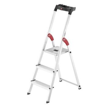 Kāpnes mājsaimniecības L60 StandardLine / alumīnija / 3 pakāpieni 038160307 HAILO (038160307)