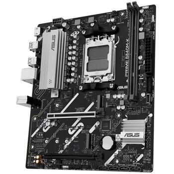 Asus PRIME B840M-K mātesplate 90MB1PK0-M0EAY0, 221mm, 244mm, 2xSATA, 2xM.2, 2xUSB 2.0, 4xUSB 3.2, 7.1 kanāli (90MB1PK0-M0EAY0)