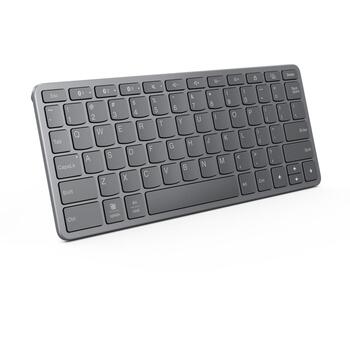 Lenovo Multi-Device клавиатура ZG38C05820, Лунный серый, Bluetooth, USB-C, Подключение до 3 устройств, 12 горячих клавиш (ZG38C05820)
