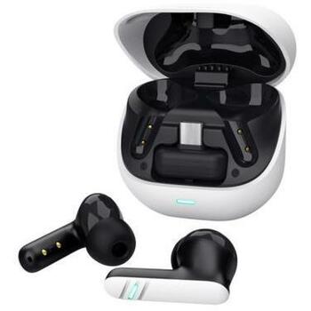Trust наушники GXT 409 Oxxie, 2.4 GHz, 7 ч времени работы, 42 ч с зарядным кейсом, 10 мм динамики, белый (25478)