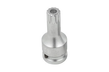 Rockforce Головка-бита SPLINE M14, 60мм, 1/2''DR RF-24806014B, CrV, 1 шт. (RF-24806014B)
