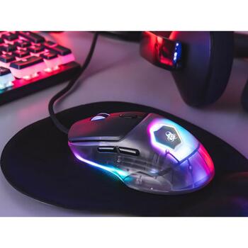 Tracer Игровая мышь TRAMYS47400, 800-12400 DPI, 7 кнопок, 1.8 м, настраиваемый цвет подсветки, программируемые кнопки (TRAMYS47400)