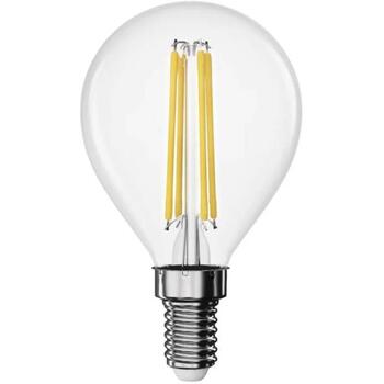 Emos LED лампочка Filament Mini Globe ZF1D22, 3,4 W, 470 lm, теплый белый, E14, 25 000 часов, 360°, 4 чипа (ZF1D22)