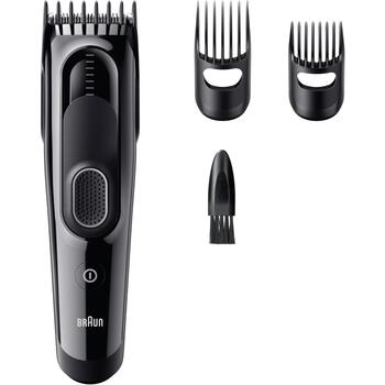 Braun машинка для стрижки волос HC5530 Series 5, беспроводная, 17 ступеней длины, 3-35 мм, 50 мин, NiMH аккумулятор (HC5530)