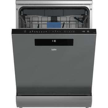 Beko посудомоечная машина DEN48530X, 15 комплектов, 8 программ, класс энергопотребления D, нержавеющая сталь (DEN48530X)