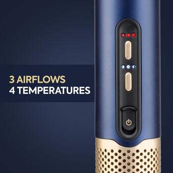 BaByliss AS6550E matu fēns, 1600 W, 123 km/h, 34.16 m/s, 3 ātrumi, 4 temperatūras, jonizācija, keramikas pārklājums, 2.5 m vads (AS6550E)