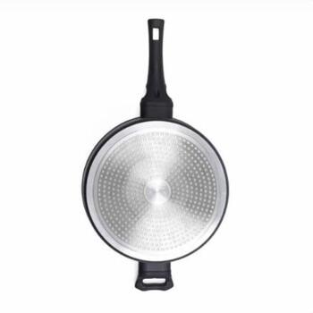 Russell Hobbs сковорода RH01857EU7, 24см, черная, 7.3см, с крышкой, алюминий, без PFOA, эргономичная ручка (RH01857EU7)