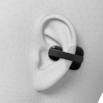 Sony LinkBuds WF-LC900 Clip беспроводные наушники, 9ч, 37ч с зарядным кейсом, Bluetooth 5.3, IPX4, открытый тип (WFLC900B.CE7)