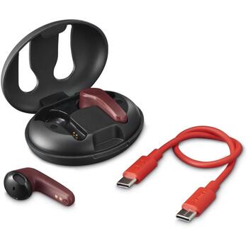 Hama Наушники 00184168, Bluetooth 5.3, до 16ч, ENC, беспроводная зарядка, LED индикатор заряда, Siri/Google Assistant (00184168)