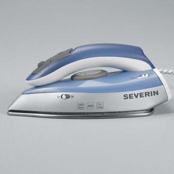 Severin ceļojuma gludeklis 3234, 1000 W, 50 ml, nerūsējošā tērauda pamatne, vertikālais tvaiks, salokāms rokturis (3234)