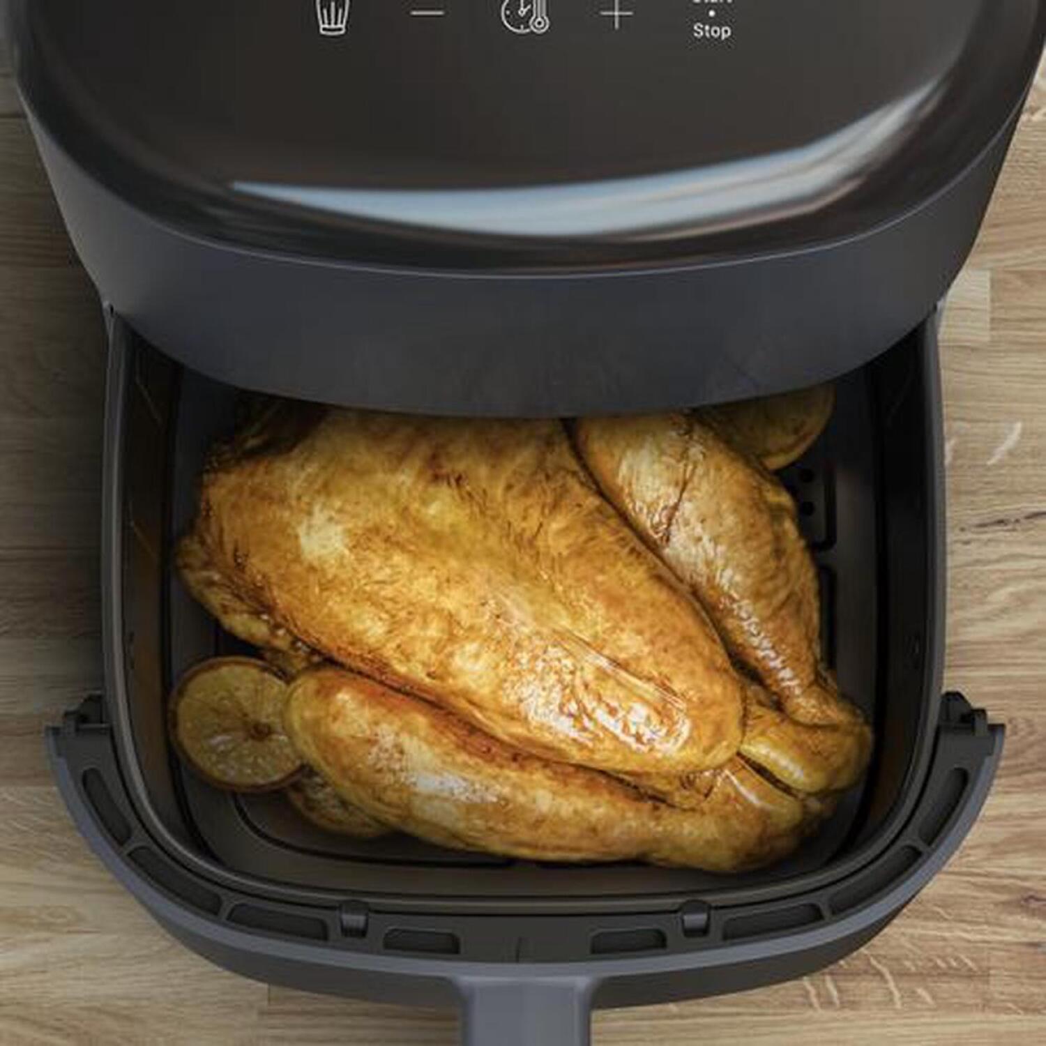 Tefal Gaisa fritēze EY245B10 Easy Fry Max, 1500 W, 5 L, tumši pelēks, 10 programmas, LCD displejs, neadhezīvs (EY245B10)