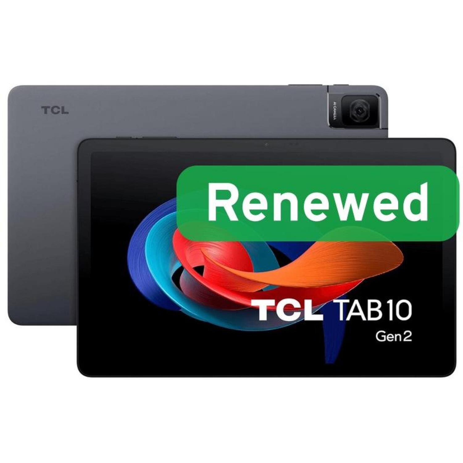 TCL Планшет Tab 10 (Gen2) 10.4 RTCL10g210.4-4sg21O, 64 ГБ, 10.4 дюйма, Android, Space Gray, восстановленный класс A, 4G (RTCL10g210.4-4sg21O)