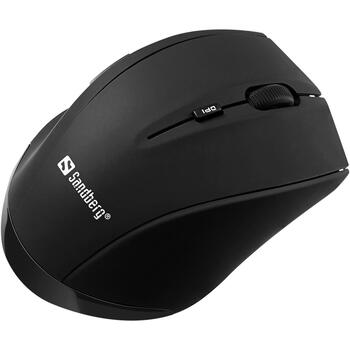 Sandberg bezvadu pele Pro 630-06, 60g, 1600 DPI, 5 pogas, RF bezvadu, 10m, USB Type-A, RoHS (630-06)