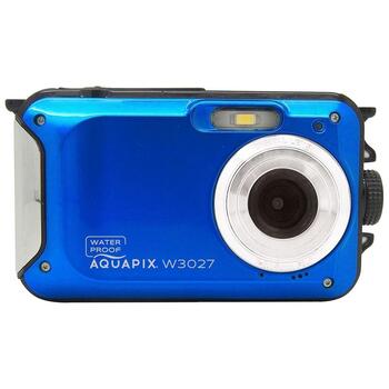 Easypix Цифровая фотокамера Aquapix W3027 Wave Marine 10034, 5MP, 2.7 дюйма, 4x цифровой зум, водонепроницаемая до 3 м, синяя (10034)