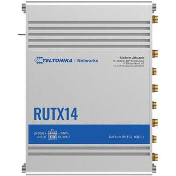 Teltonika беспроводной маршрутизатор RUTX14 RUTX14000000, 802.11ac, 867 Mbit/s, 10/100/1000 Mbps, 5 портов, MU-MIMO, 4G (RUTX14000000)