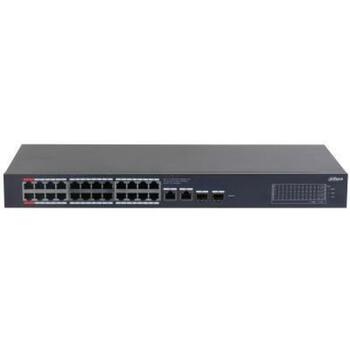 Dahua CS4228-24GT-240 управляемый коммутатор, 26 RJ-45 портов, 24 PoE порта, 56 Gbit/s, 240 W PoE бюджет, 8000 MAC адресов (CS4228-24GT-240)