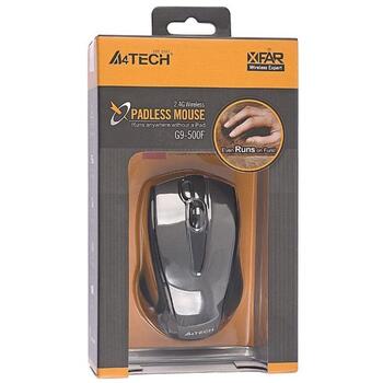 A4Tech оптическая мышь V-TRACK G9-500F-1 A4TMYS40974, 2000 dpi, 4 кнопки, 15 м беспроводной диапазон, V-Track сенсор (A4TMYS40974)