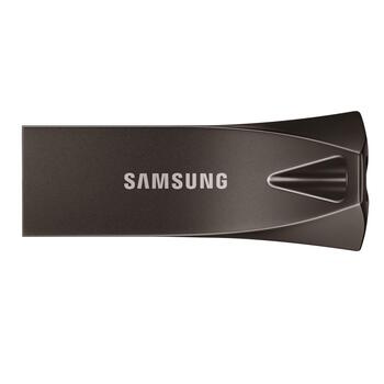 Samsung MUF-256BE4/APC BAR Plus USB-накопитель 256 GB USB 3.1 Gen 1 до 400 MB/s чтение USB-A Grey (MUF-256BE4/APC)