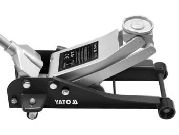 Yato гидравлический домкрат YT-1721, 3000кг, 14.5-50см, быстрый подъем, с колесами (YT-1721)