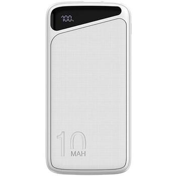 Navitel PWR10 MX White, 10000mAh, 3.7V, 37Wh, 2xUSB-A, divvirzienu USB-C, mikro-USB, aizsardzība pret pārlādēšanu (PWR10 MX White)