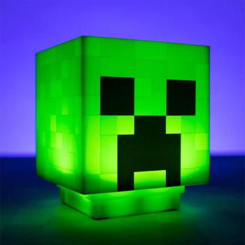 Paladone Minecraft Creeper Light PP6595MCF, 11см, Зеленый, LED, Напольный, Официально лицензированный продукт (PP6595MCF)