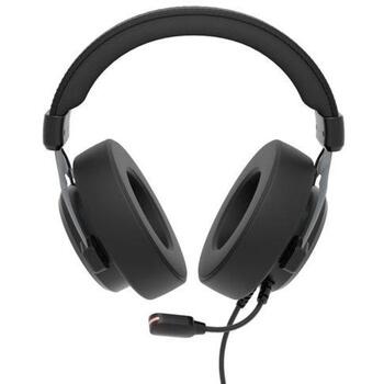 GENESIS Neon 764 NSG-2169 spēļu austiņas, vadu, USB-A, 20-20000 Hz, 50 mm, 112 dB, mikrofons, RGB apgaismojums, melnas (NSG-2169)