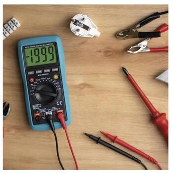 Emos Мультиметр MD-420 M0420, 2-300V AC, 200mV-300V DC, 1000A, 200Ω-20MΩ, 3,5 цифровой дисплей, автоматическое отключение (M0420)