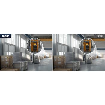 Reolink UHD камера наблюдения с двумя объективами PoE RP-PCT16MD, 16 МП, F2.8mm/F1.6, IP67, H.265/H.264, Micro SD, макс. 512 ГБ (PCRPDB8K01)