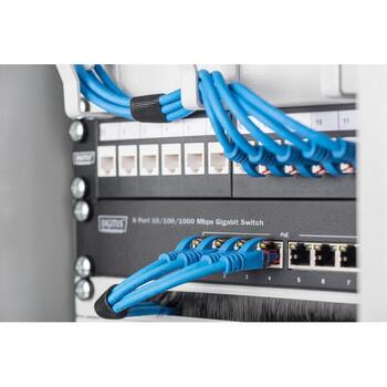 Digitus коммутатор DN-80114-1, 8x 10/100/1000 RJ-45, 16 Gbps, 8K MAC, 1U, неуправляемый, авто MDI/MDI-X, полный дуплекс (DN-80114-1)