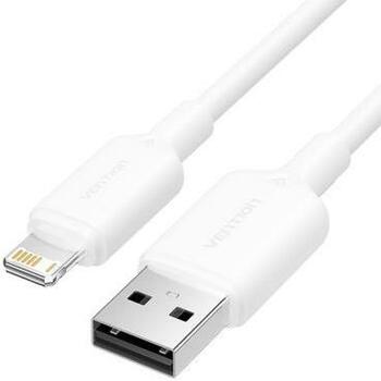 Vention USB2.0 uz Lightning kabelis LAMWH, 2m, 2.4A, 480Mbps, izturīgs, universāla saderība (LAMWH)