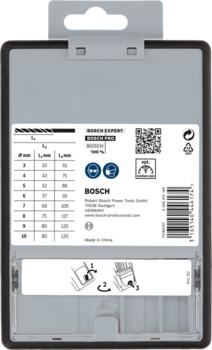 5 urbju komplekts kokam Robust Line 4/5/6/8/10mm, Urbjmašīnām/skrūvgriežiem PRO WOOD SPIRĀLURBJU KOMPLEKTS, 2607010527, BOSCH (2607010527)